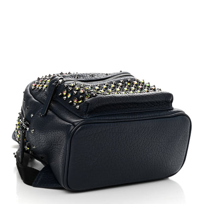 MCM Visetos Swarovski Mini Stark Diamond Backpack Dress Blue 7 of 9