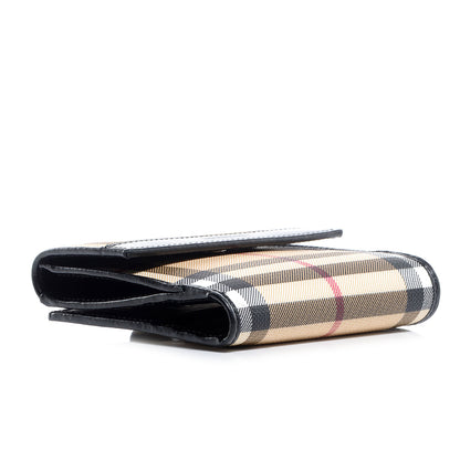 Burberry Nova Check Compact Wallet Black 4 of 8