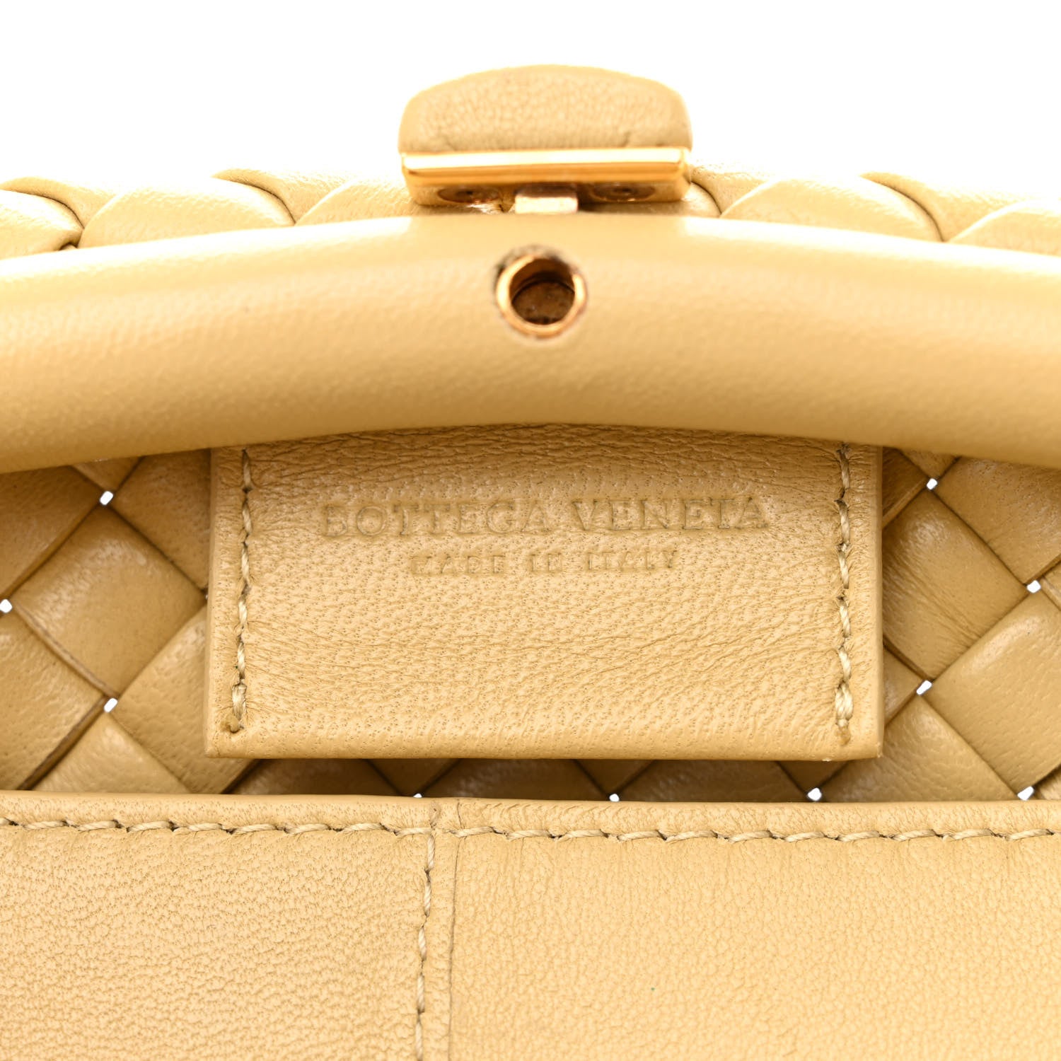 Bottega Veneta Nappa Intrecciato Padded Small The Top Handle Tote Bag Porridge 6 of 12