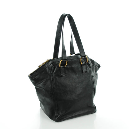 Saint Laurent Calfskin Small Downtown Tote Black 3 of 7