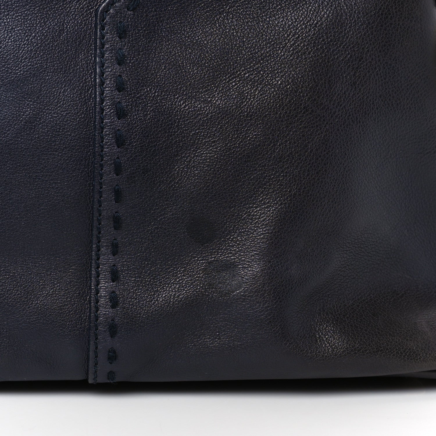 Saint Laurent Calfskin Large Muse Navy Blue 10 of 10