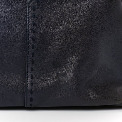 Saint Laurent Calfskin Large Muse Navy Blue 10 of 10