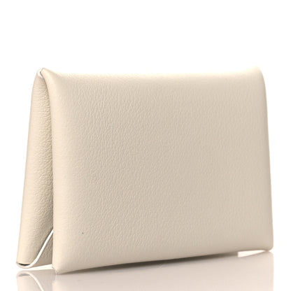 Hermes Evercolor Calvi Card Case Nata 3 of 8