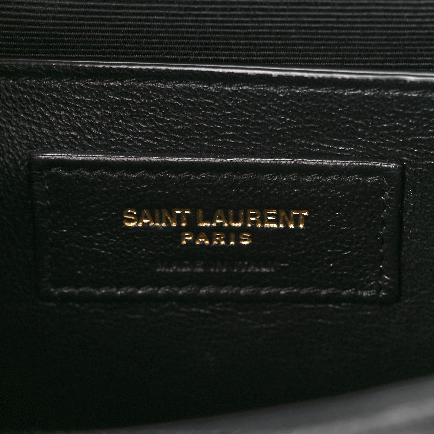 Saint Laurent Grain De Poudre Textured Mixed Matelasse Triquilt Small Monogram Satchel Black 7 of 11