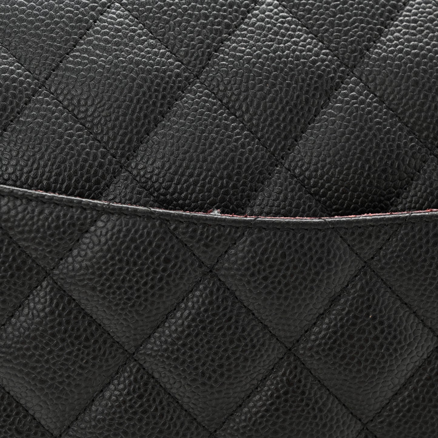 Caviar Quilted Maxi Double Flap Black
