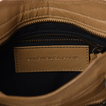 Balenciaga Agneau Classic Hardware Mini City Beige Nougatine 8 of 11
