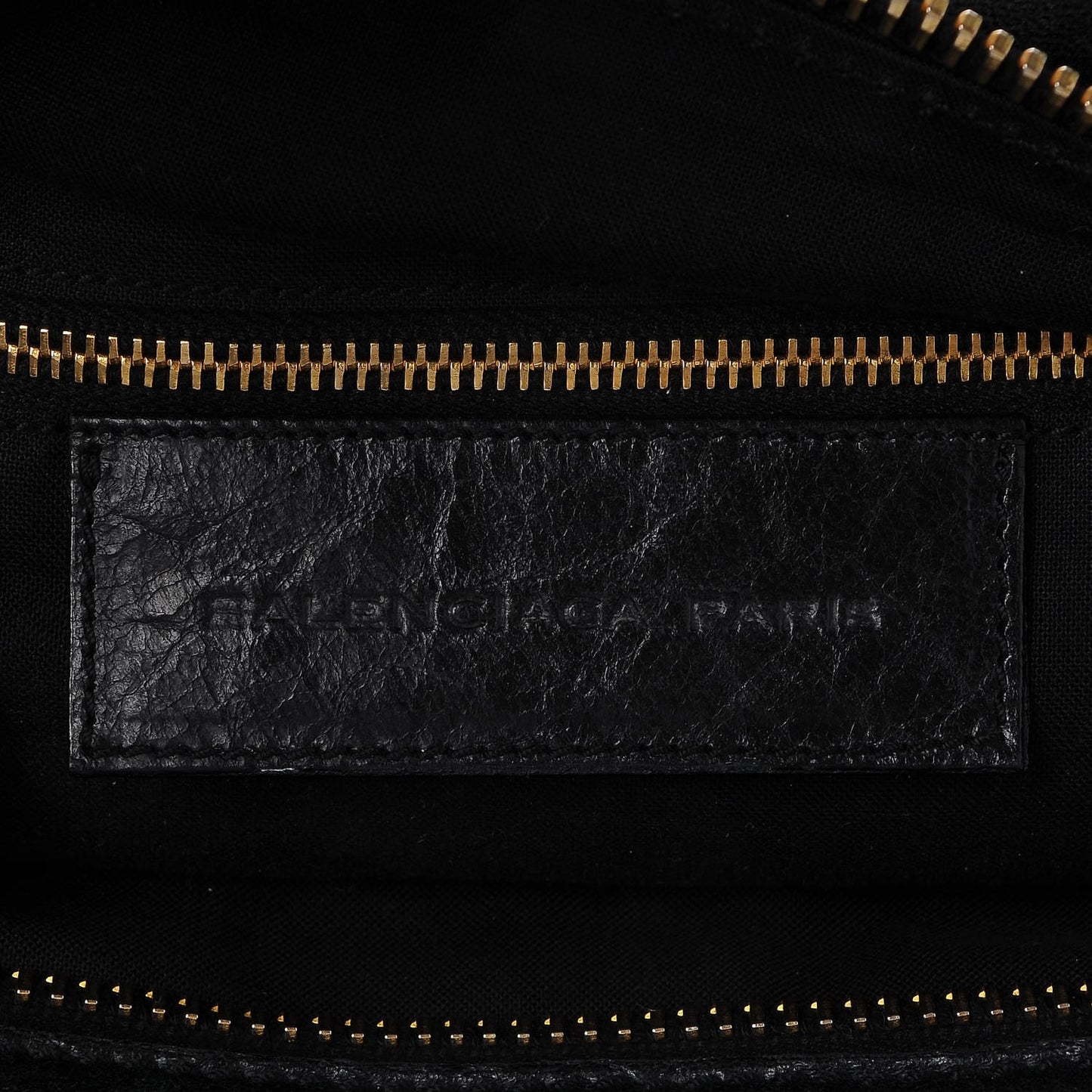 Agneau Giant 21 Gold Hardware Brief Black