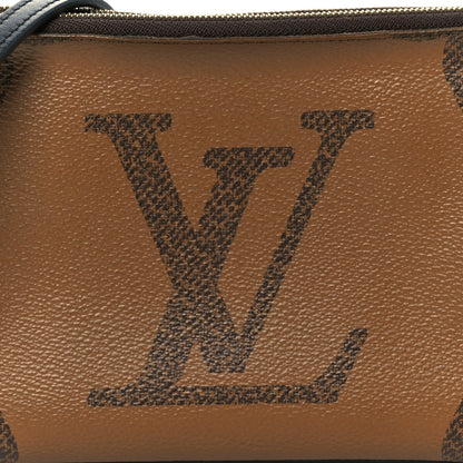 Louis Vuitton Reverse Monogram Giant Double Zip Pochette 8 of 12