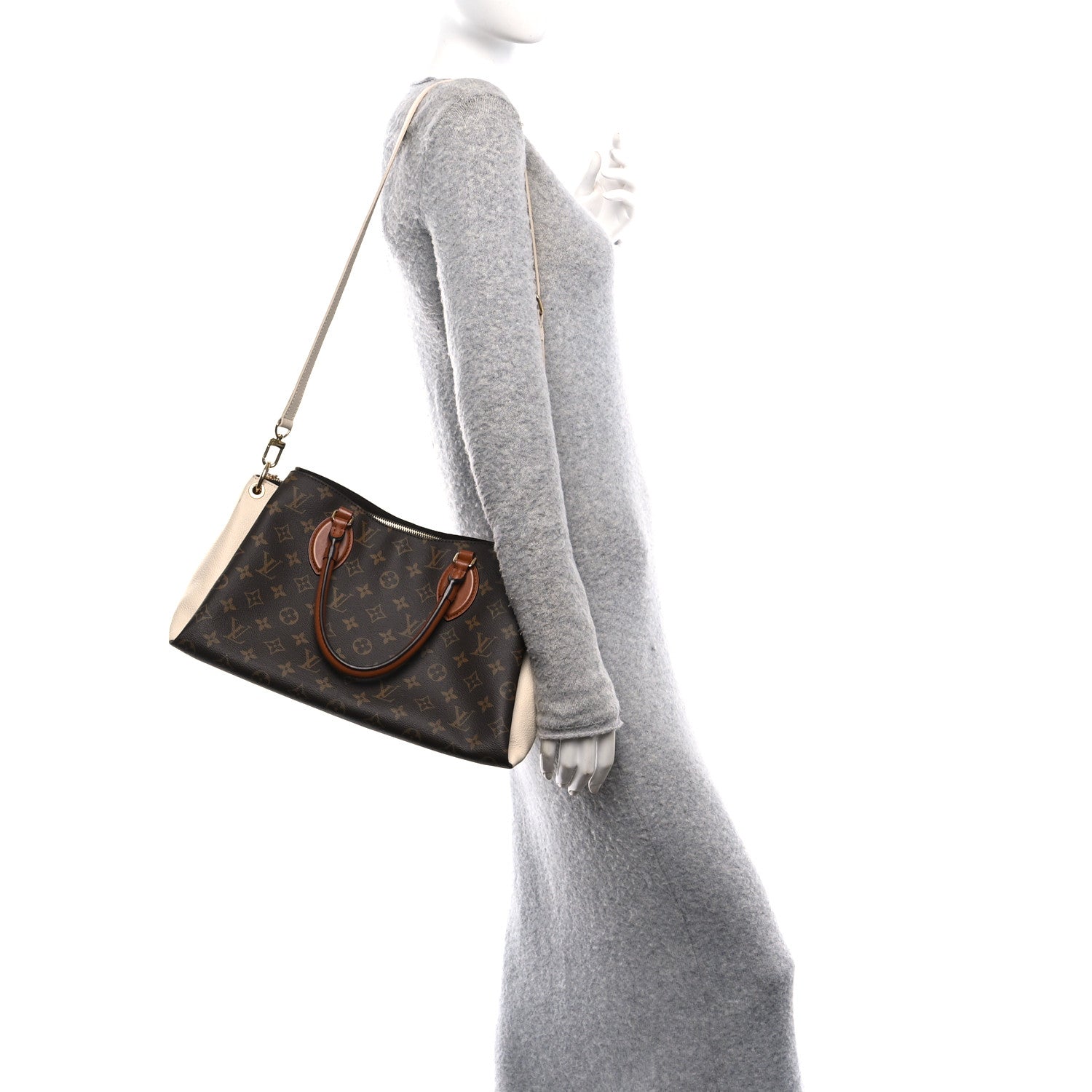 Louis Vuitton Monogram Vendome MM Cream 3 of 11