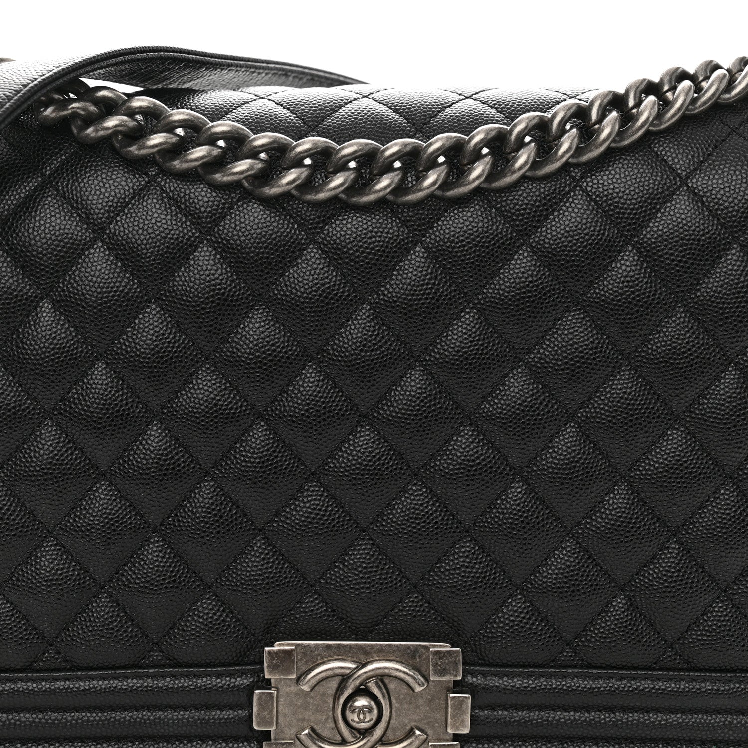 Chanel Caviar Quilted New Medium Boy Flap Black 8 of 10