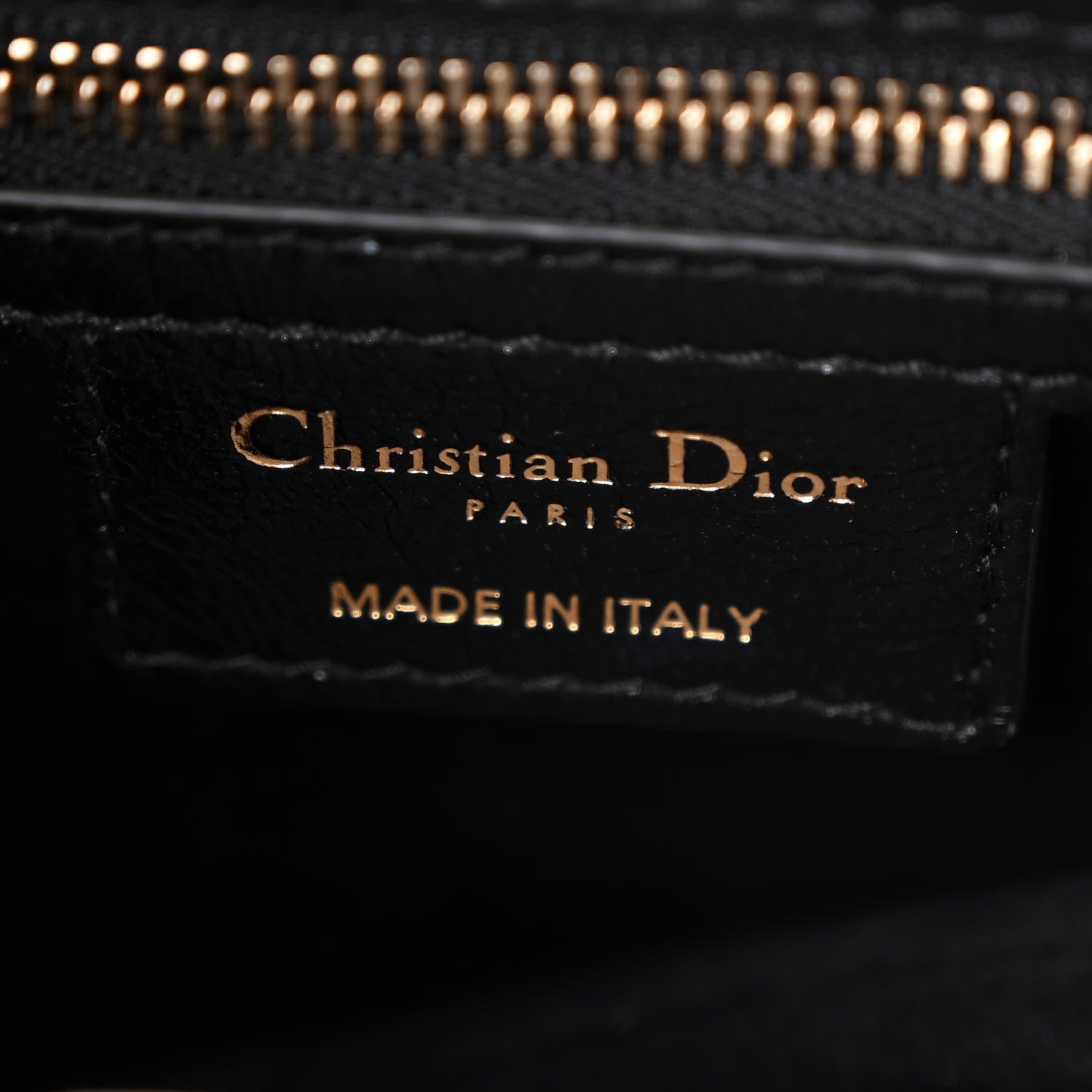 Christian Dior Crinkled Patent Lambskin Studded Saddle Bag With Strap Black 6 of 10