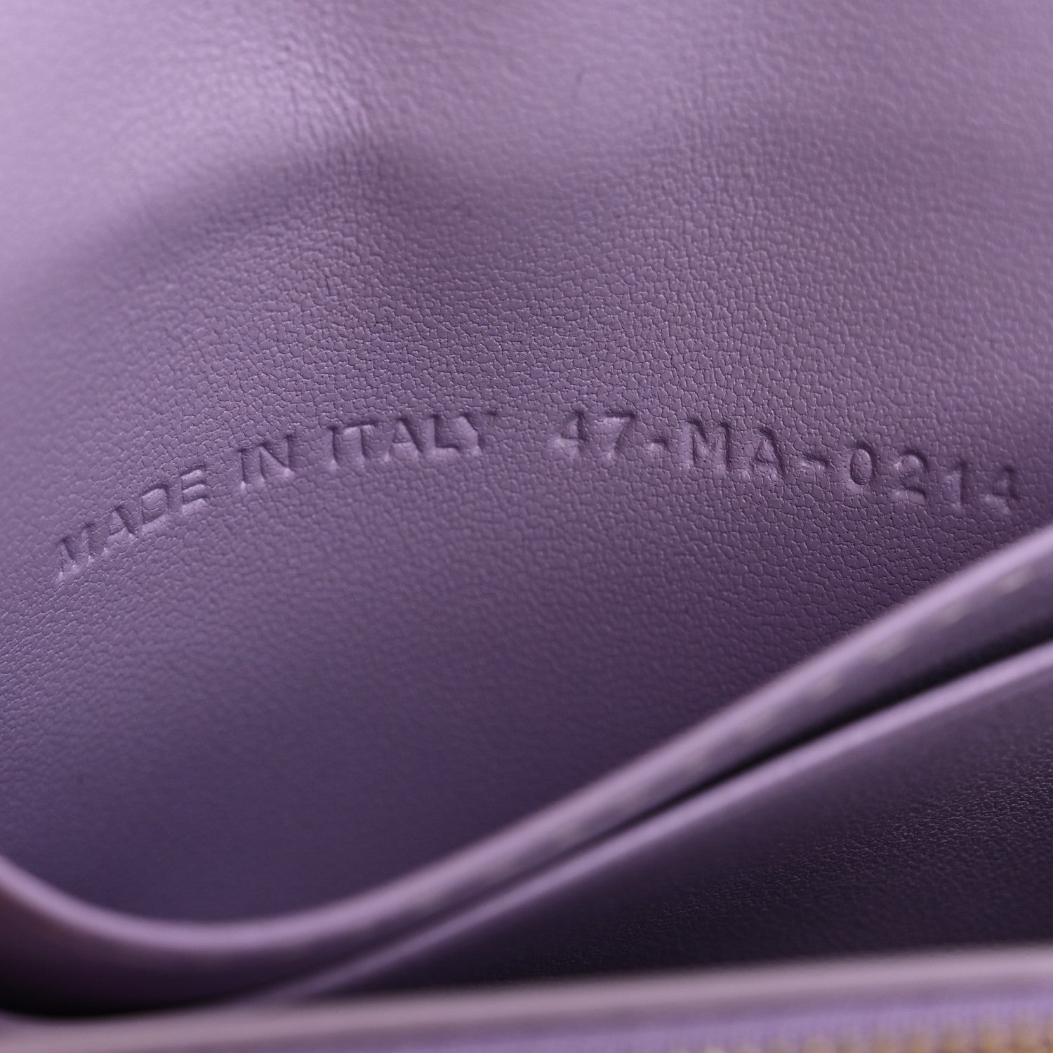 Christian Dior Lambskin Cannage Miss Dior Glycine Wallet Purple 7 of 8