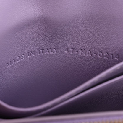 Christian Dior Lambskin Cannage Miss Dior Glycine Wallet Purple 7 of 8
