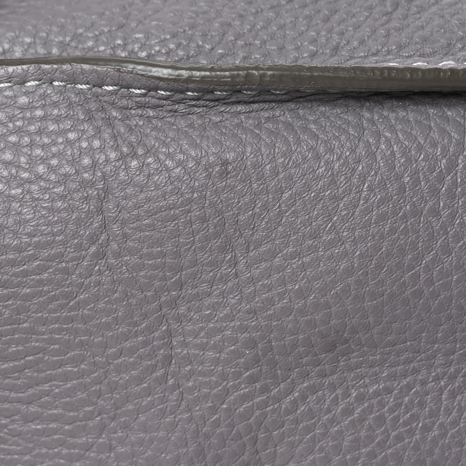 Chloe Calfskin Medium Marcie Saddle Shoulder Bag Cashmere Grey 16 of 19