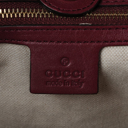 Gucci Guccissima Medium Mayfair Tote Cherry 6 of 7