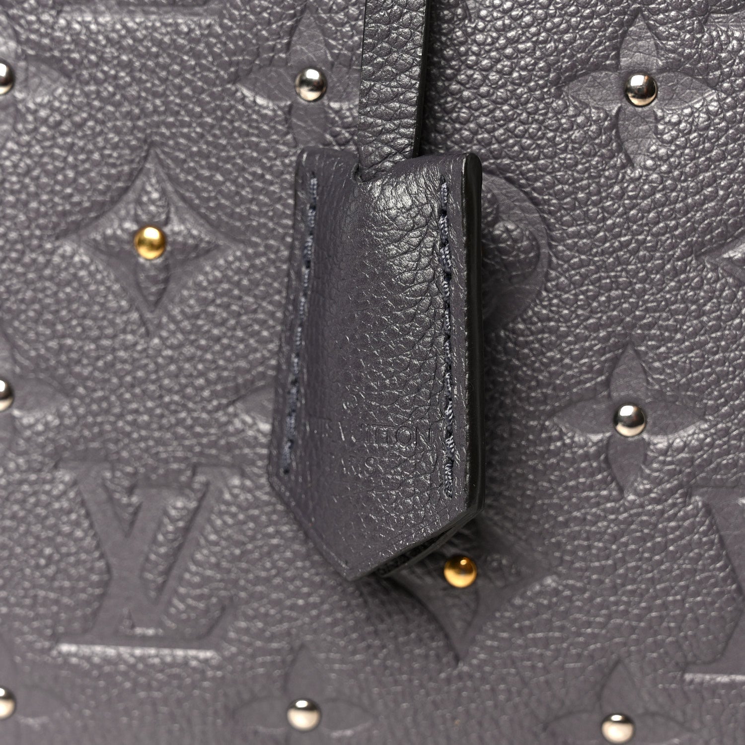 Louis Vuitton Empreinte Studded Montaigne BB Gris Silver 10 of 13
