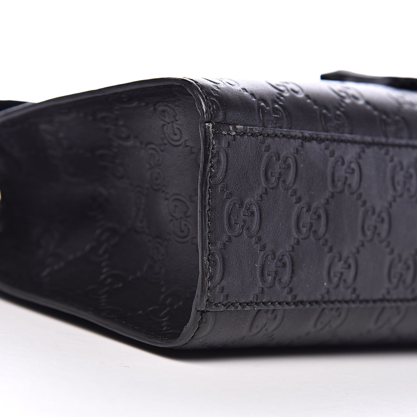 Guccissima Medium Emily Chain Shoulder Bag Black