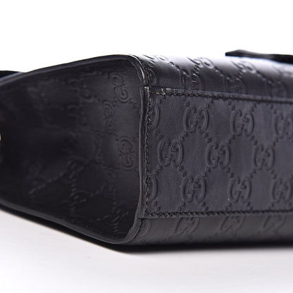 Gucci Guccissima Medium Emily Chain Shoulder Bag Black 9 of 11