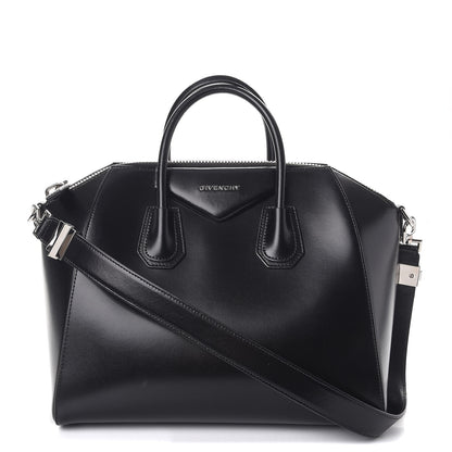 Givenchy Shiny Lord Calfskin Medium Antigona Black 1 of 8