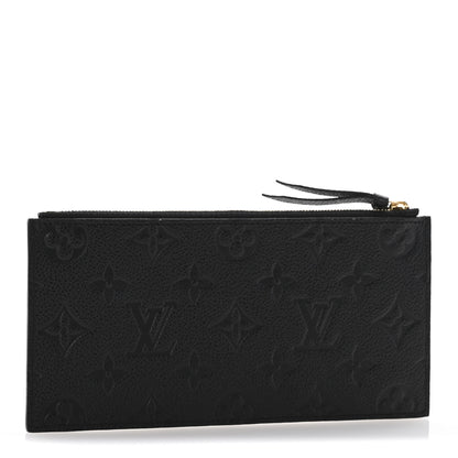 Louis Vuitton Empreinte Felicie Chain Wallet Zippered Insert Black 3 of 7