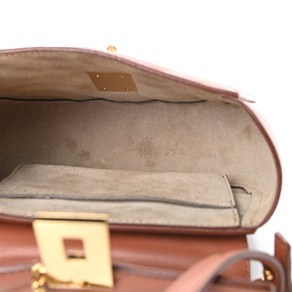 Chloe Calfskin Quilted Mini Drew Bijou Shoulder Bag Chestnut Brown 5 of 12