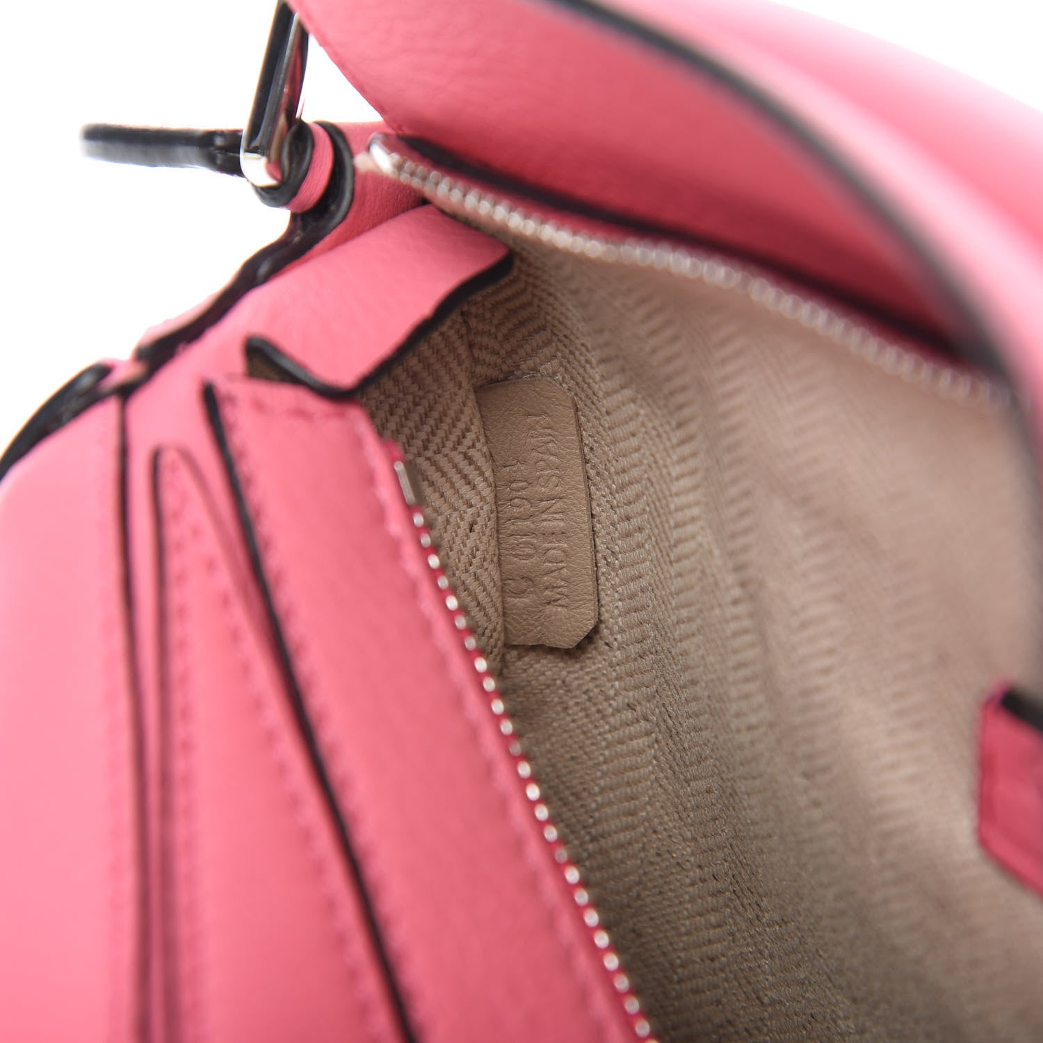 Loewe Calfskin Mini Puzzle Bag Wild Rose 9 of 9