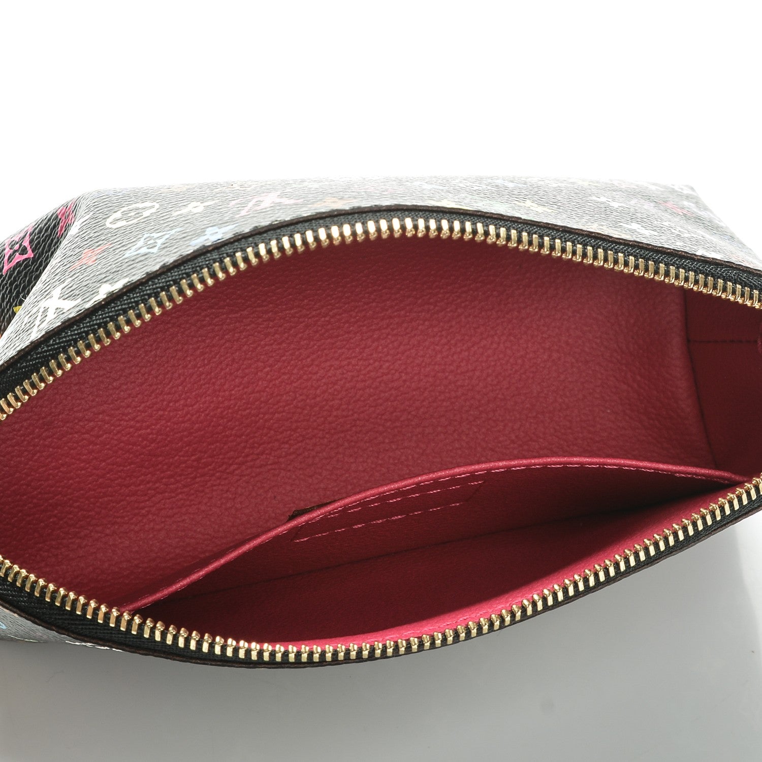 Louis Vuitton Monogram Multicolor Cosmetic Pouch Black Grenade 5 of 7