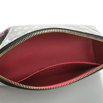 Louis Vuitton Monogram Multicolor Cosmetic Pouch Black Grenade 5 of 7