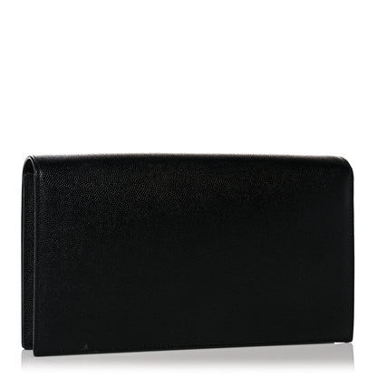 Saint Laurent Grain De Poudre Classic Monogram Kate Clutch Black 3 of 12