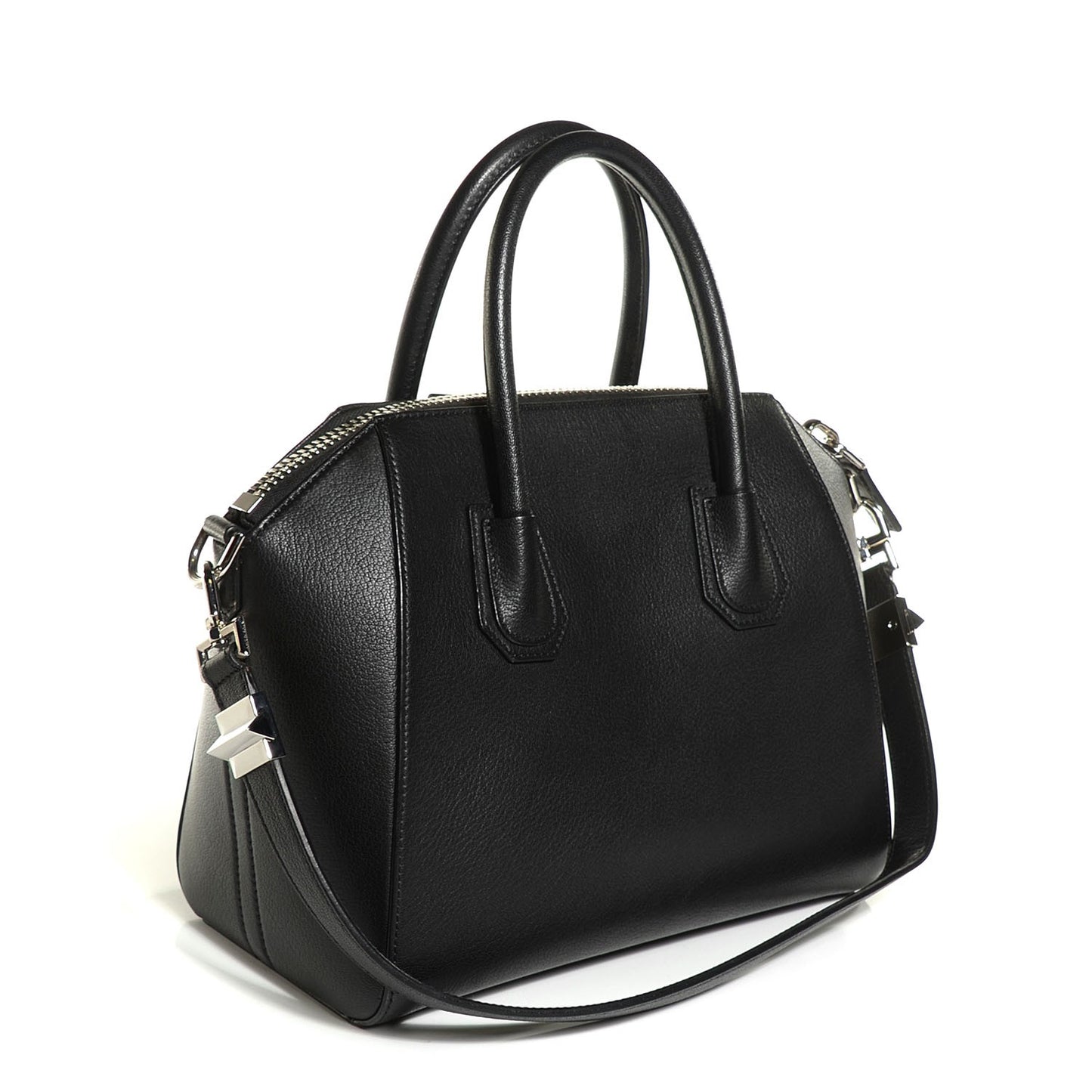 Sugar Goatskin Small Antigona Black