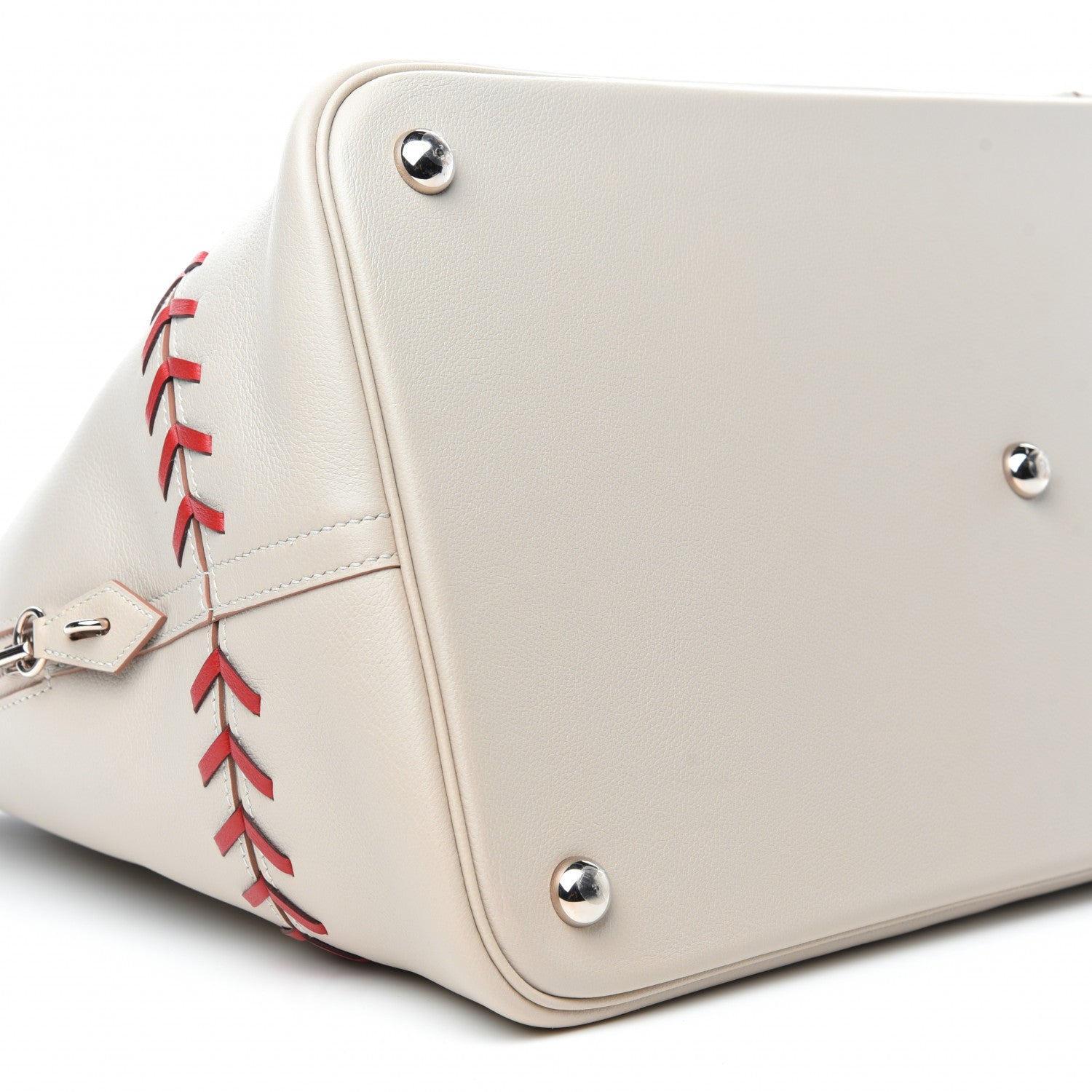 Hermes Evercolor 1923 Bolide 45 Baseball Bag Gris Perle 9 of 11
