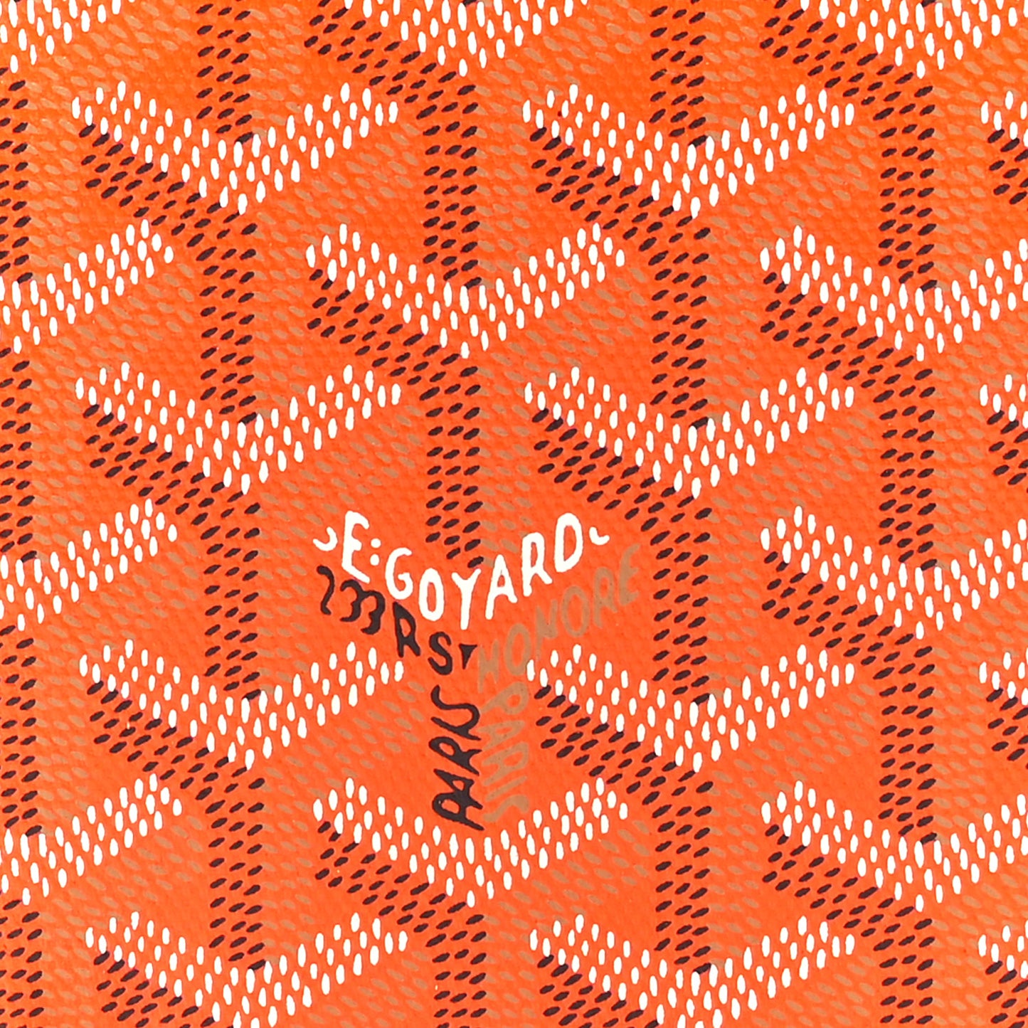 Goyardine Long Bi-Fold Wallet Orange