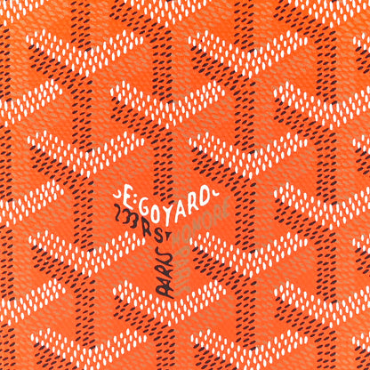 Goyard Goyardine Long Bi-Fold Wallet Orange 9 of 12