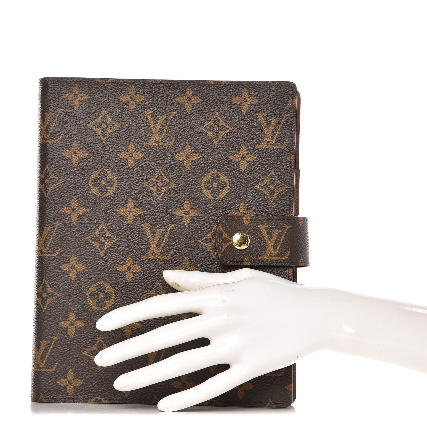 Monogram Large Ring Agenda Cover