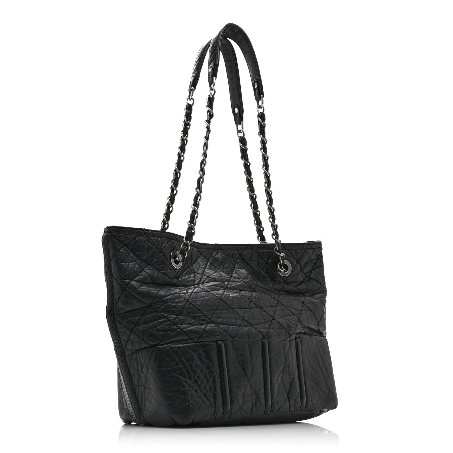 Chanel Calfskin Small Shopping in Moscow Tote Black 3 of 10