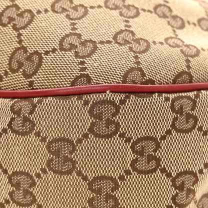Gucci Monogram Medium Sukey Hobo Red 11 of 13