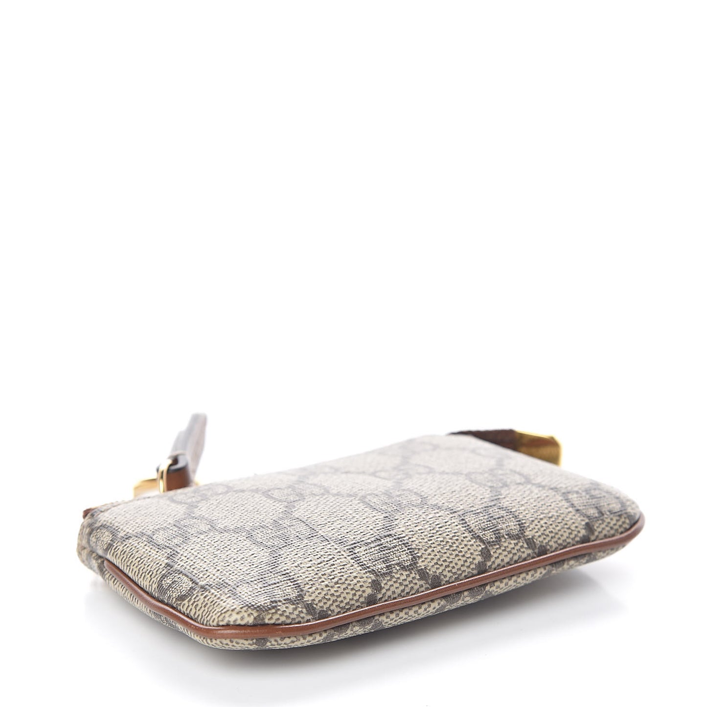 GG Supreme Monogram Key Case Brown