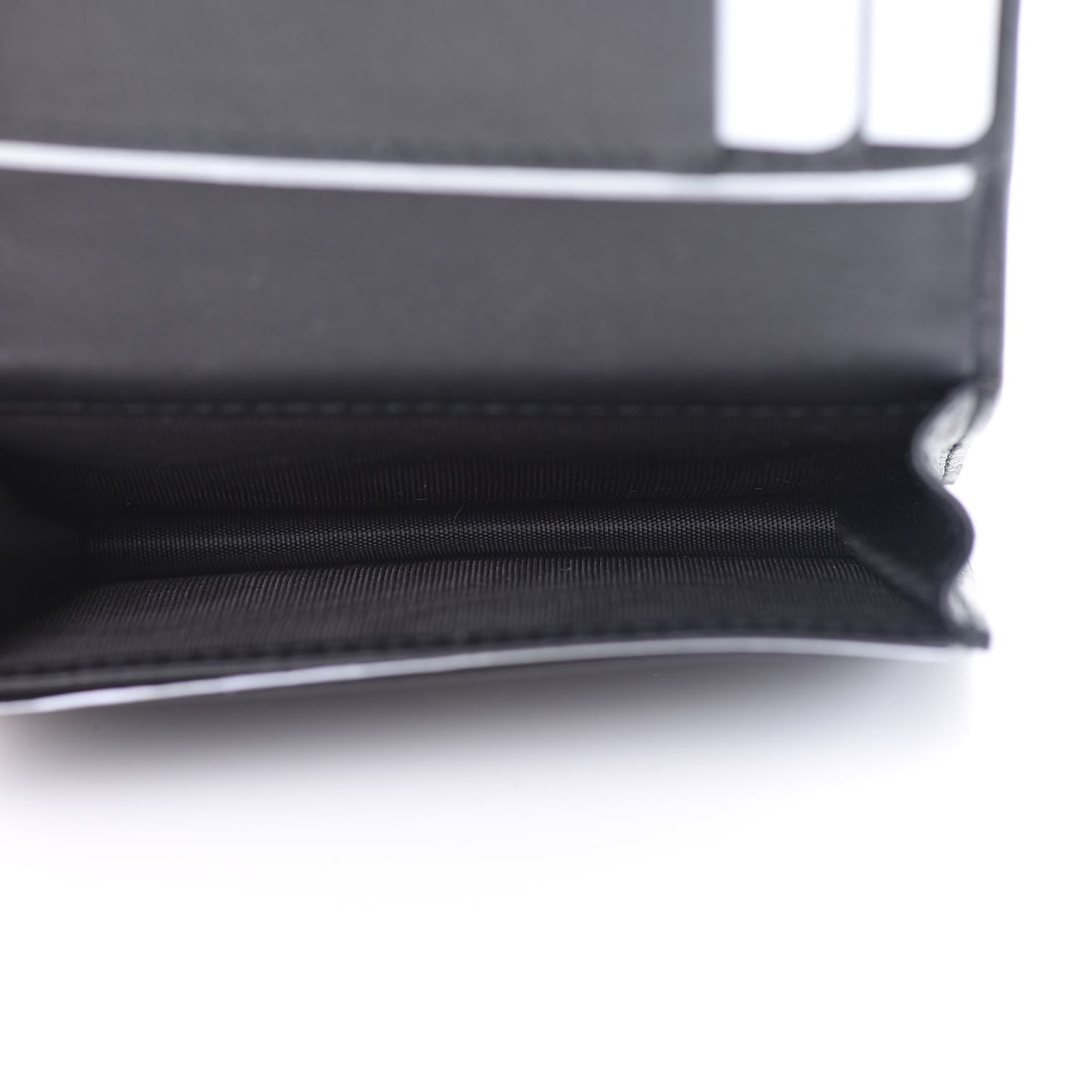 Lambskin Cannage Studded Lady Dior Card Holder Black