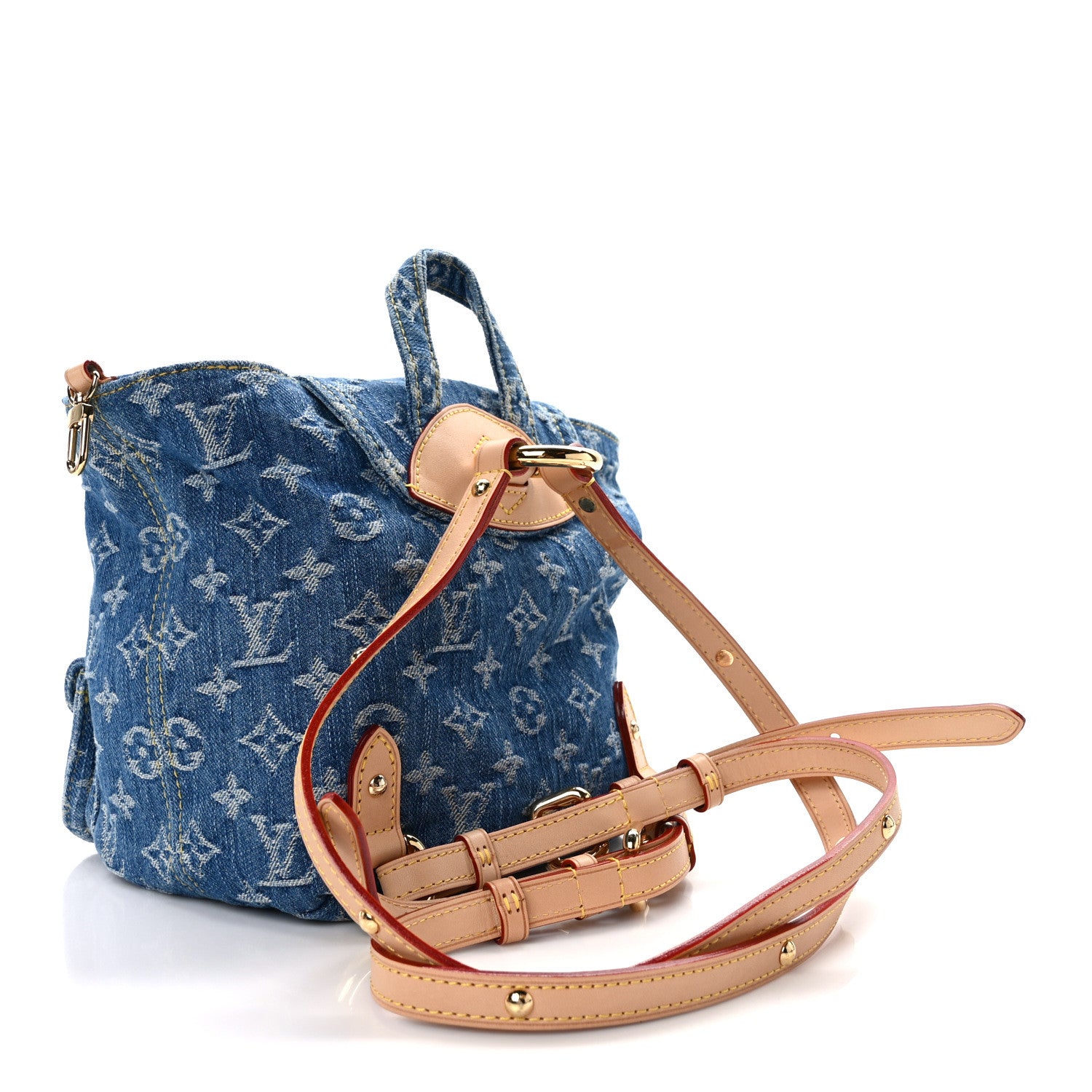 Louis Vuitton Denim Venice Backpack Blue 3 of 13