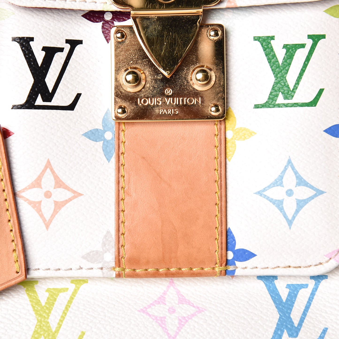 Monogram Multicolor Speedy 30 White