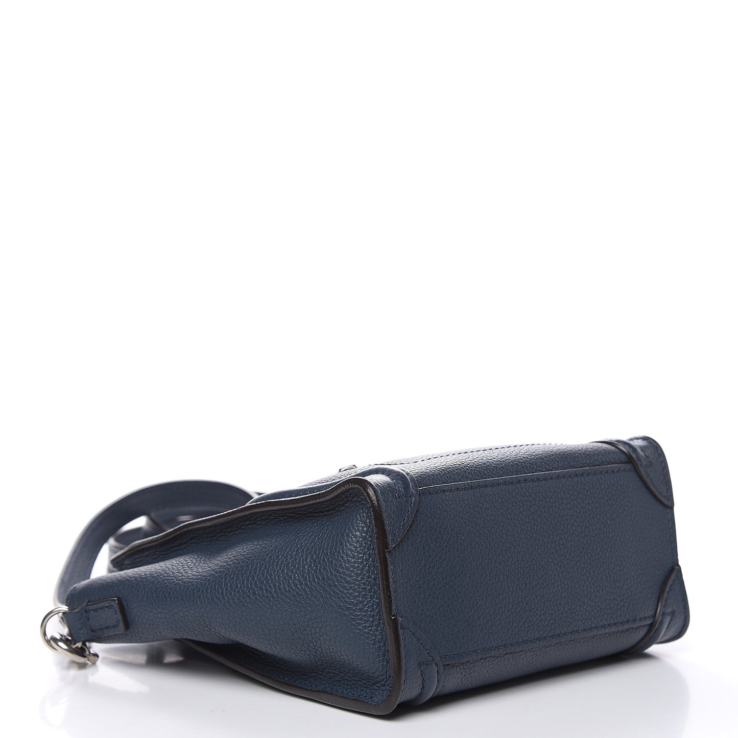 Drummed Calfskin Nano Luggage Orage