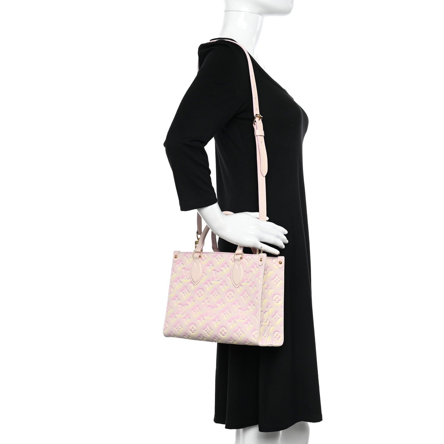 Louis Vuitton Empreinte Monogram Summer Stardust Onthego PM Pink 2 of 9
