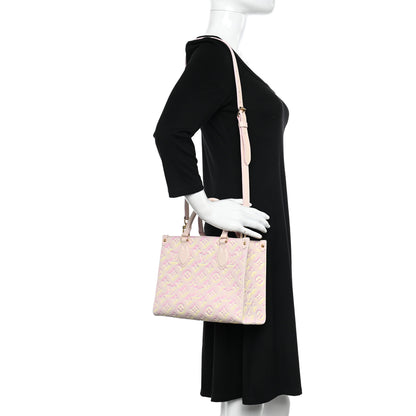 Louis Vuitton Empreinte Monogram Summer Stardust Onthego PM Pink 2 of 9