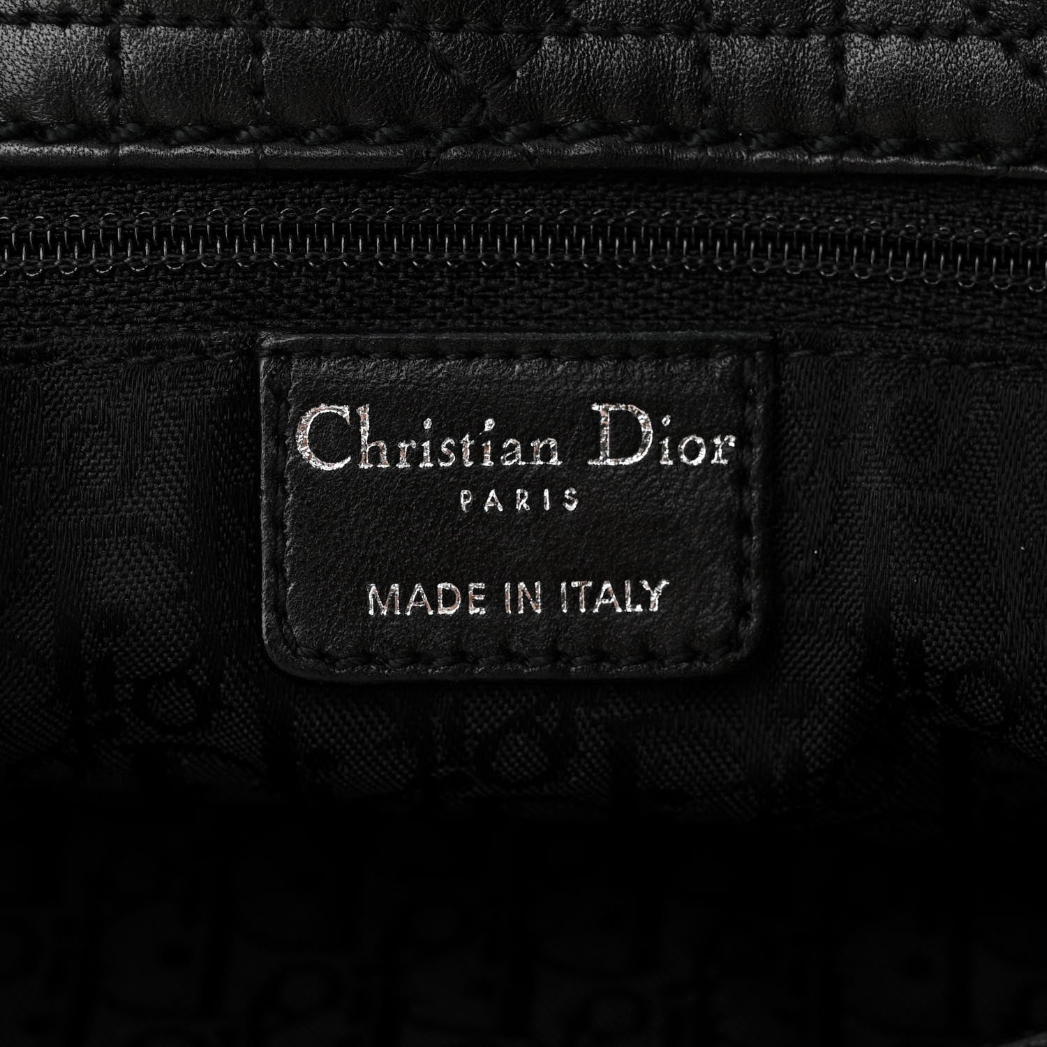 Christian Dior Lambskin Cannage Large Soft Lady Dior Shopping Tote Black 6 of 10