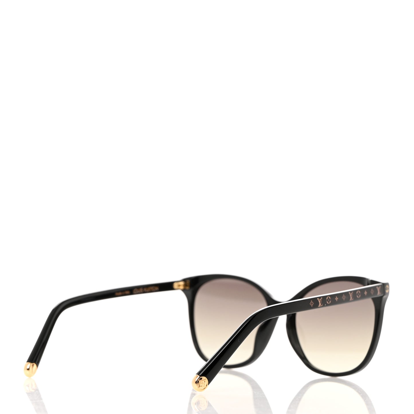 Acetate My Monogram Light Cat Eye Sunglasses Z1657E Black