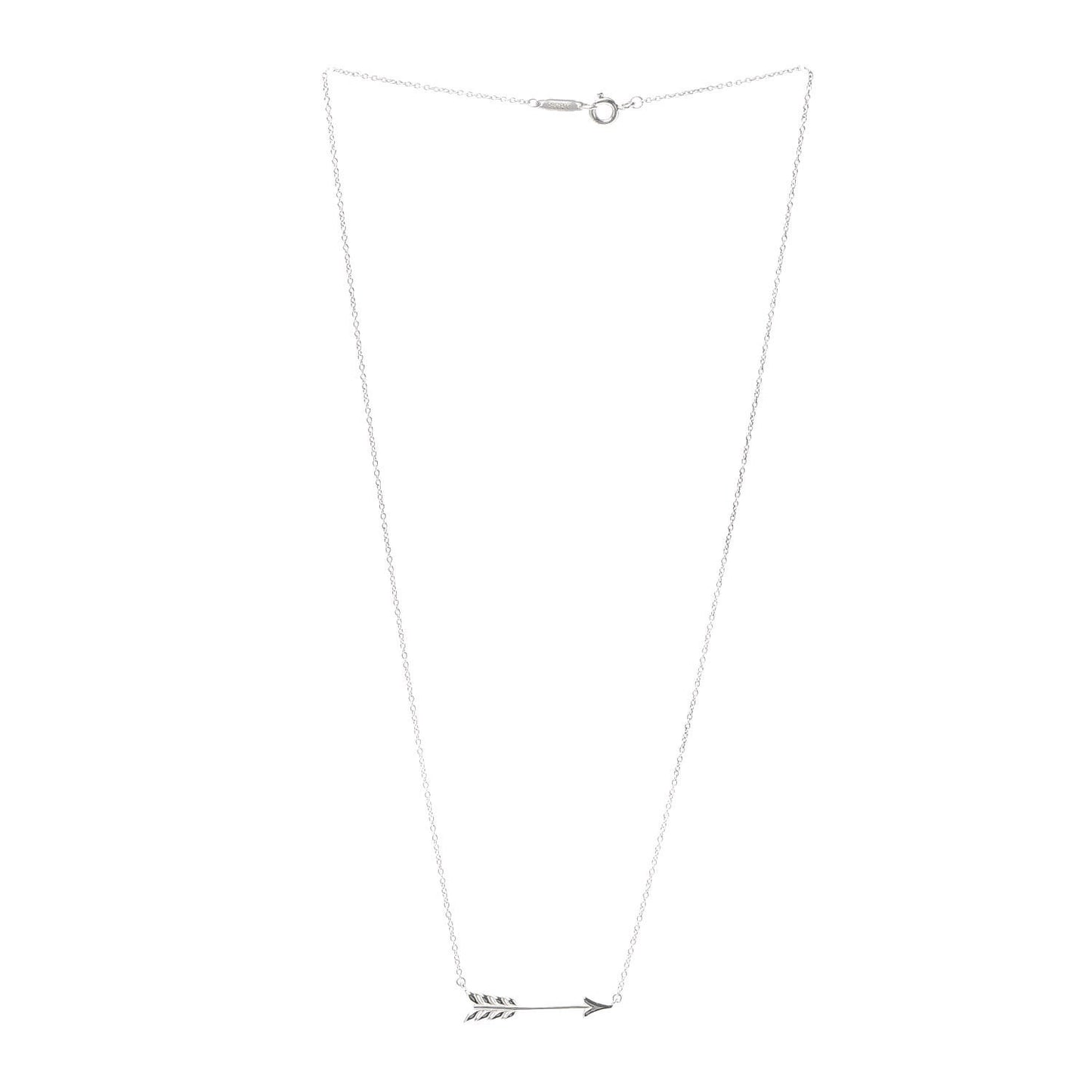 Sterling Silver Paloma's Graffiti Arrow Pendant Necklace