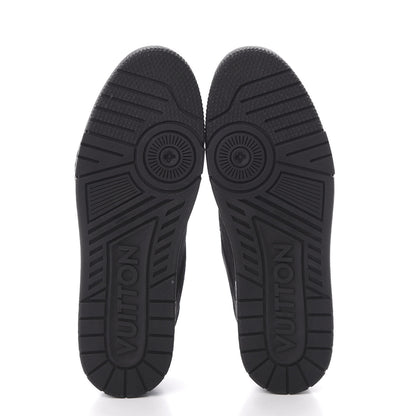 Louis Vuitton Suede Uniform Sneakers 9.5 Black 8 of 10