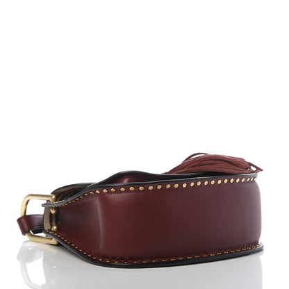 Chloe Calfskin Braided Small Hudson Shoulder Bag Sienna Red 4 of 8