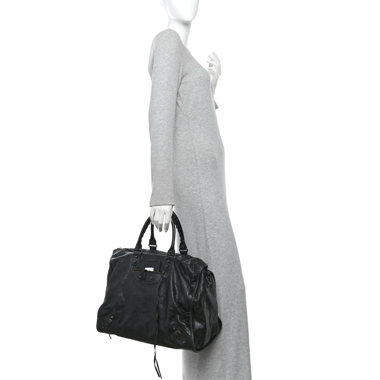 Agneau Classic Hardware Kraft Black