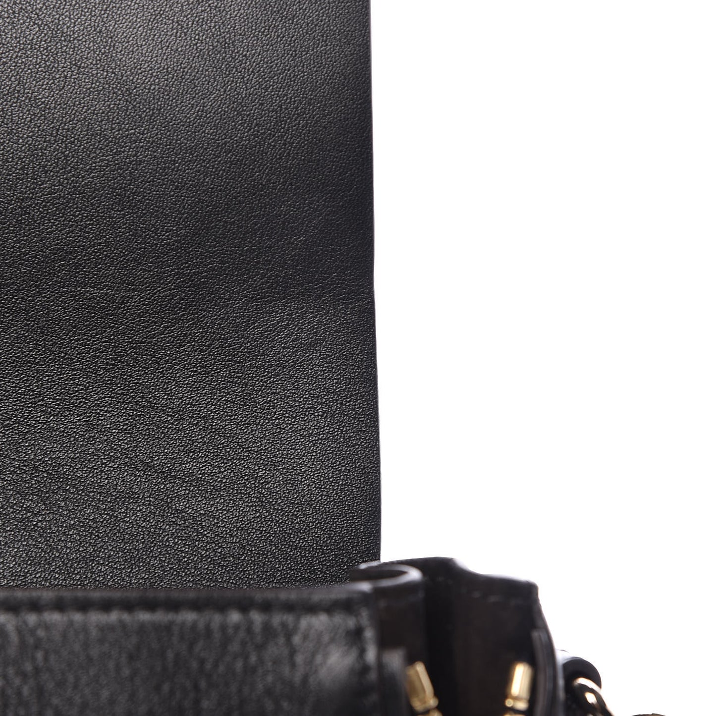 Suede Calfskin Small Faye Backpack Black